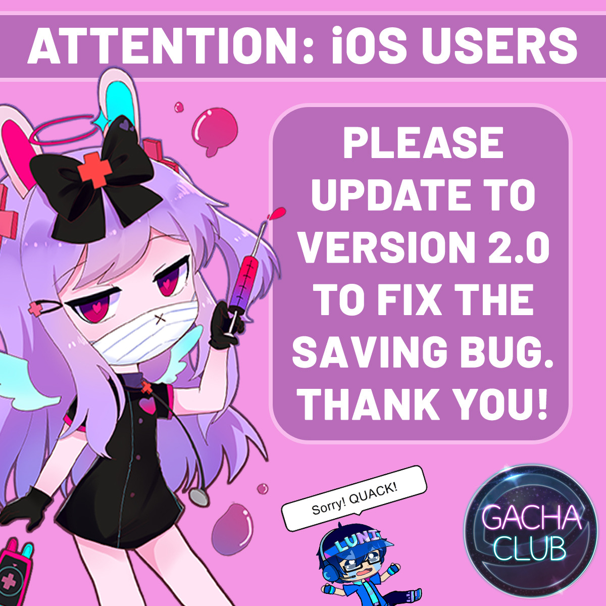 Lunime on X: Gacha Club Demo version is now available for Windows PC!  Apple iOS is coming soon! Download it here ➟  and  make sure to share your Gacha Club creations
