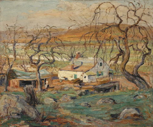 Landscape with Gnarled Trees by Ernest Lawson, The Barnes FoundationBarnes Foundation (Philadelphia)