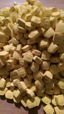 happyhorndelight:  Coming in the New Year Heinekens successors….Yellow UPS 200MG+ MDMA 