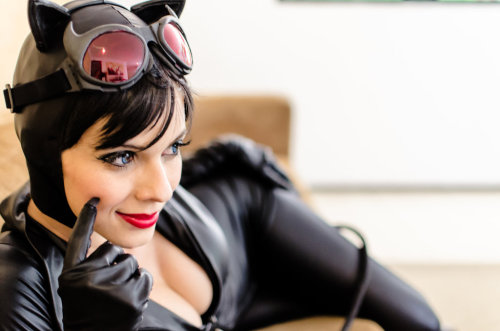 Porn Pics sexynerdgirls:  Catwoman cosplay mulher-gato