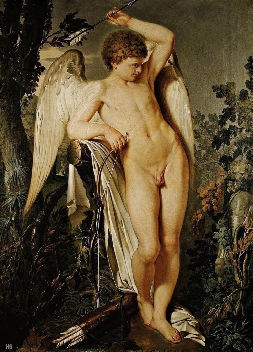 100artistsbook: Love Standing. 1762. Julien de Parme. Italian 1736-1799. oil/canvas More male art at