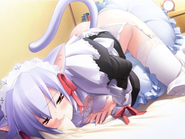 suddenurgeforanime:  Nekomimi maids