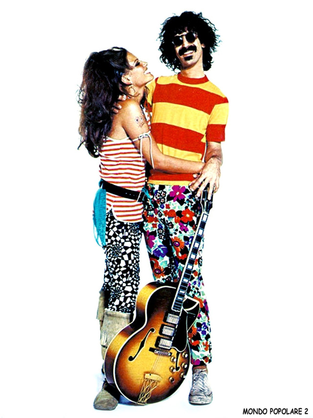 Claudia Cardinale & Frank Zappa (With a six knobs guitar)