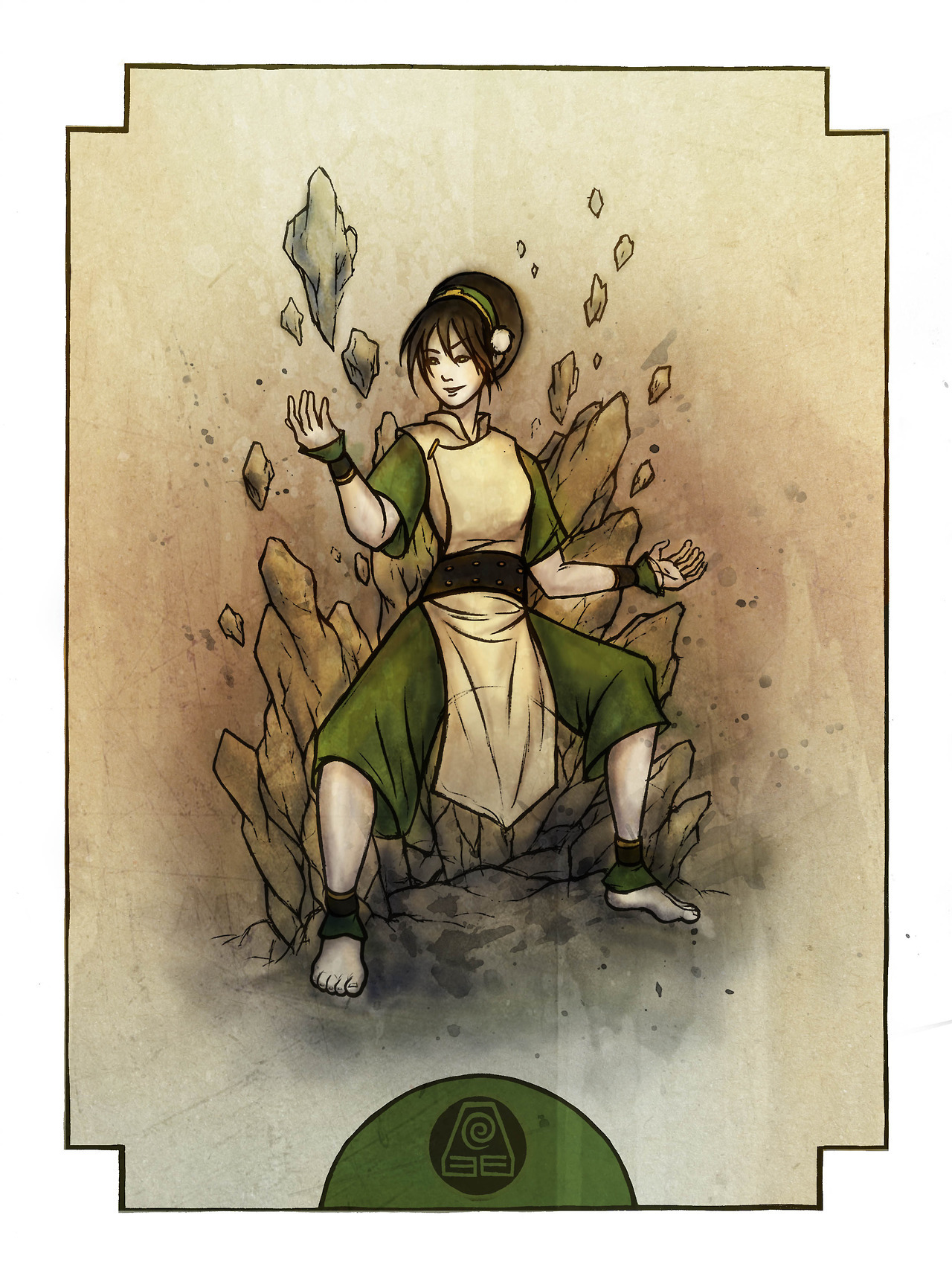 madalynmcleod:  Water, Earth, Fire, Air. I finished my Avatar series, guys! Hope