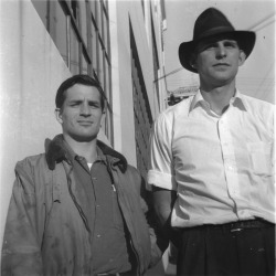 loverofbeauty:  Jack Kerouac & Al Hinkle,