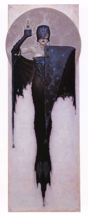 artsytoad:  Gerald Brom, Shade of Red, Shade of Blue www.artsytoad.tumblr.com 