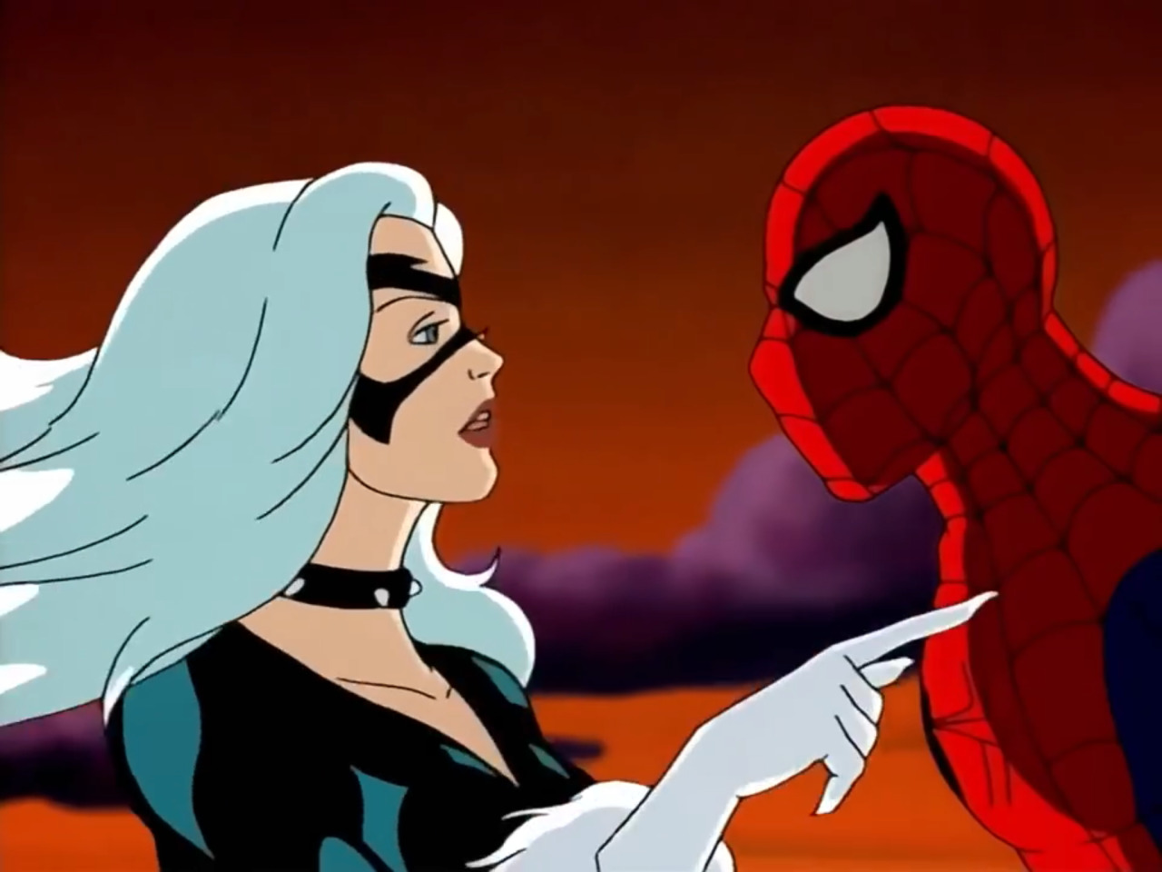 Love is Real — Spider Man and Black Cat's Reunion Kiss.