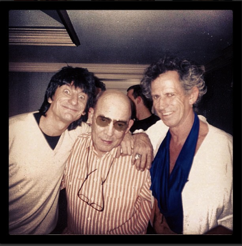 keefguitar:  Ronnie, Hunter Thompson and Keith