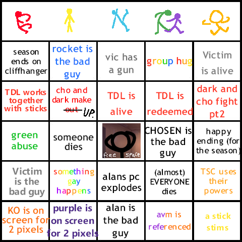 HERES MY AVA S2 BINGO CARD. CAN YOU TELL I WANT TDL BACK?? CAN YOU *TELL*???????????? (feel Free To Use!)