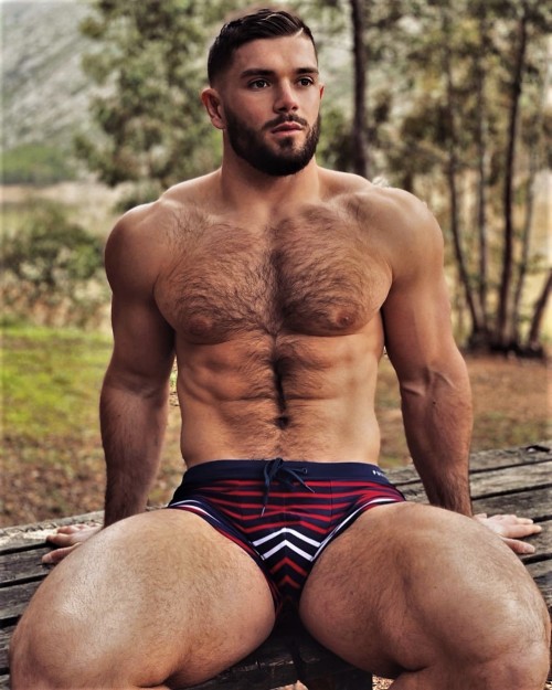 fur+speedo+beard+