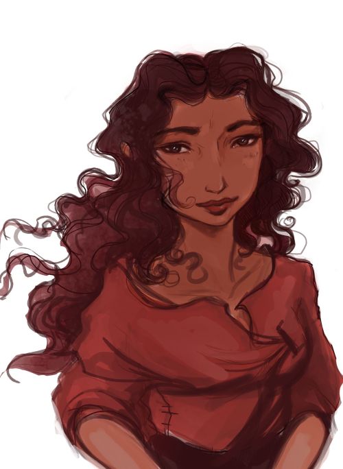 elfinmirror: Miriam doodle, from Prince of Egypt.  One day, I might add a background to this. And de