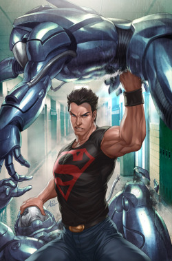 extraordinarycomics:  Superboy by Artgerm.