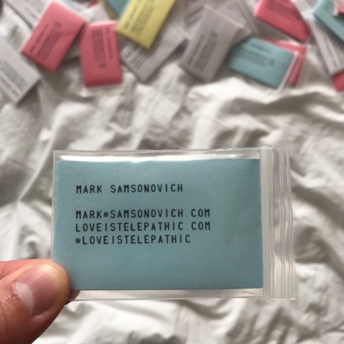 New business cards