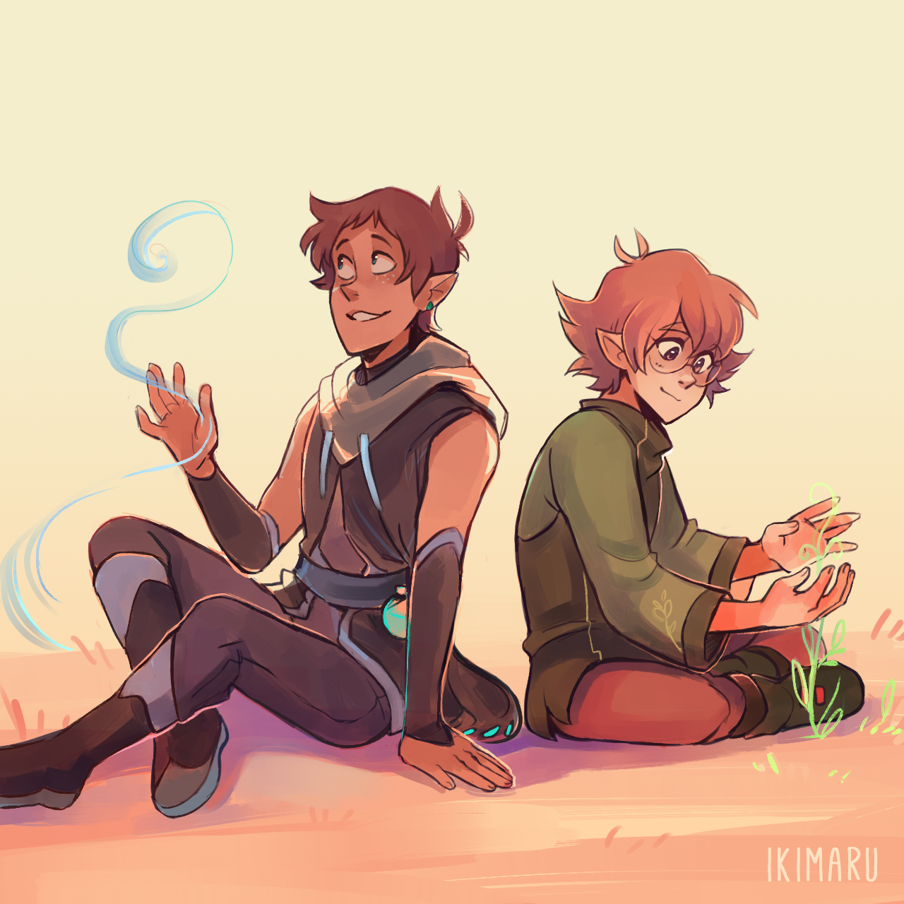 ikimaru: some more stuff about this au! c: Lance &amp; co are elemental nymps