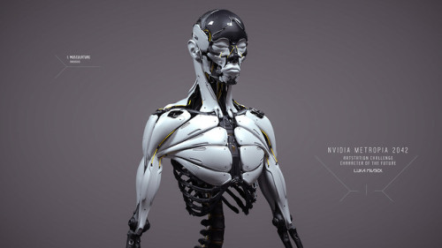 theartofmany: Artist:  Luka MivsekTitle:  NVIDIA Metropia 2042 | Character of the Future“Inside out character design for Artstation challenge NVIDIA Metropia 2042Final version is military adaptation of universal bipedal robotic platform mimicking human