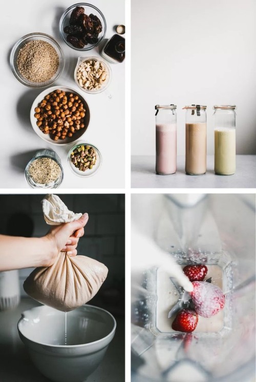 A guide to nut milks - http://faring-well.com/a-guide-to-homemade-nut-seed-milks/