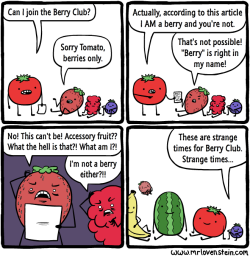 Mrlovenstein:  Today’s The Last Day To Get The Berry Strange Times Tee. This Is