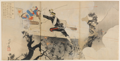 slam-asian: A Present-Day Kagesue, Mizuno Toshikata, 1895, Saint Louis Art Museum: Asian Art