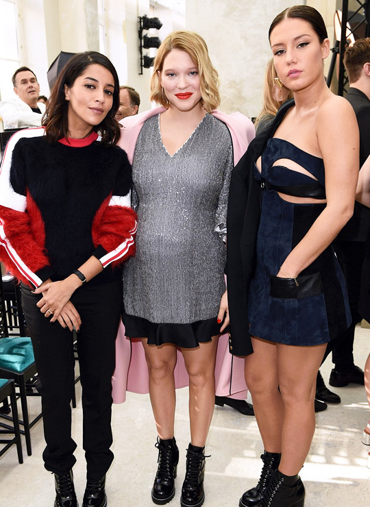 Léa Seydoux Daily — Léa Seydoux, Adèle Exarchopoulos and Leila Bekhti