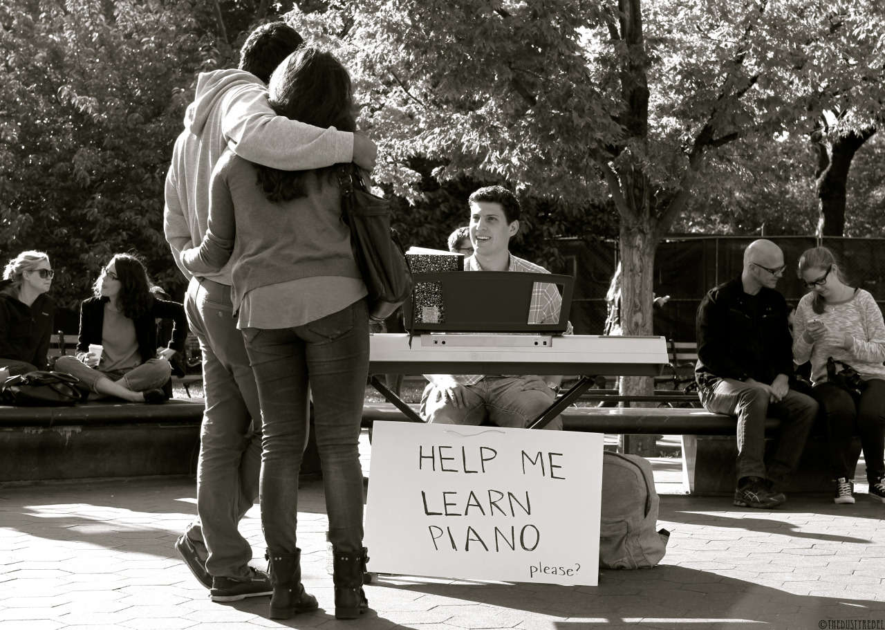 Help Me Learn Piano Washington Square Park, NYC
More from the Random Strangers Series.