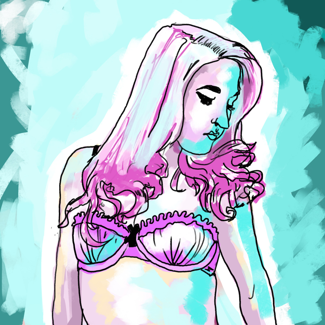 Scribbles Suicide Girl