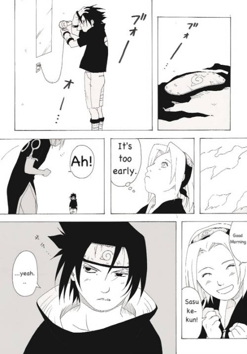 shyskylv:  Hair Dryer SasuSaku