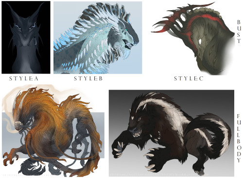 ravenlogg:COMMISSIONS 2020 OPEN  *Bust: Style A,B and C-35USD*Fullbody-65USD (includes few pose sketches to choose from)Additional: Original creature design (example www.deviantart.com/ravenlog/ar…) 70-150USD depending on complexity. *Will do both only