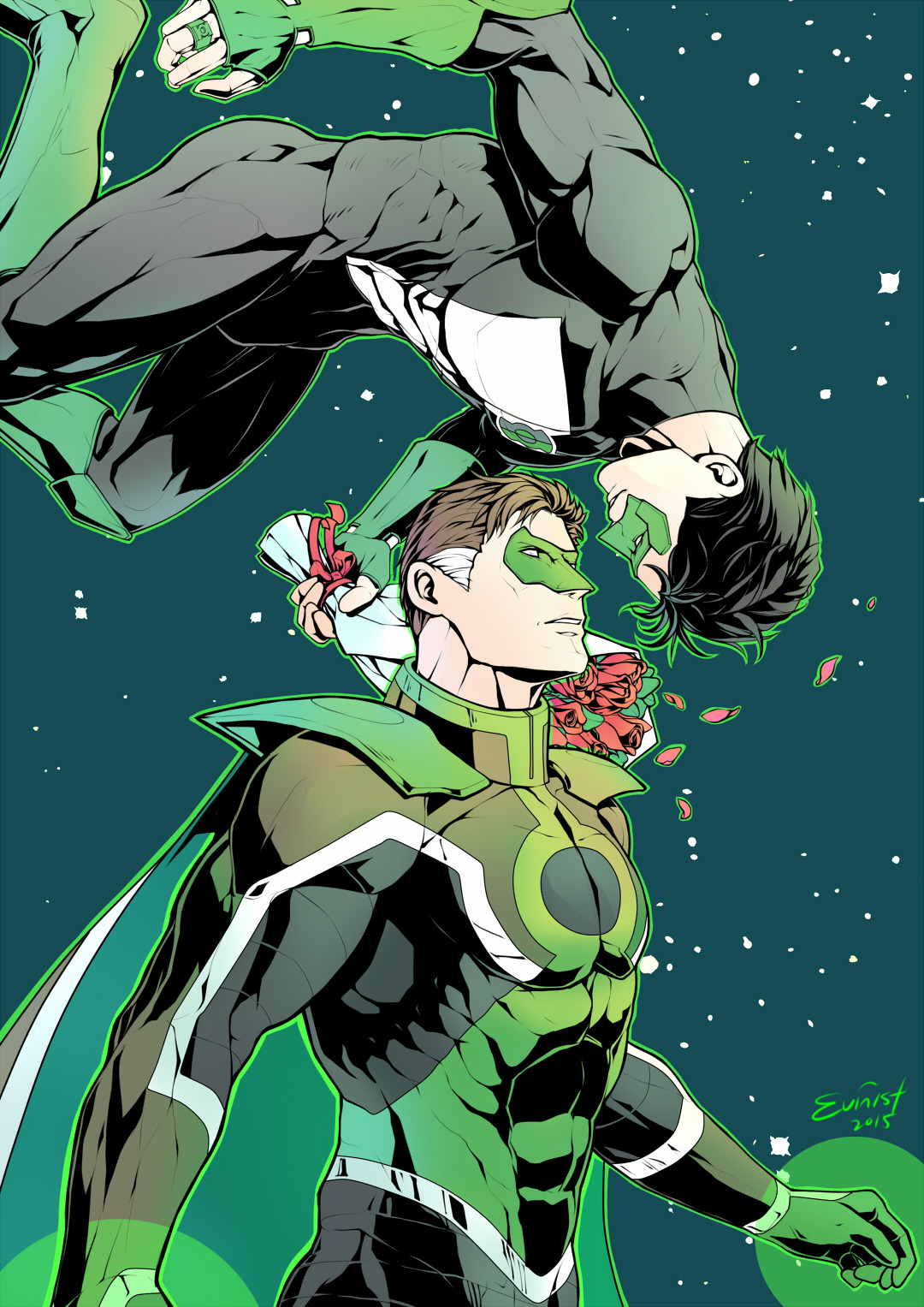 evinist:  Some Kyle/Parallax HalThe reason I don’t read Convergence.Too much feeling,