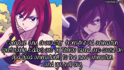 fairytailconfess:    Compare any character