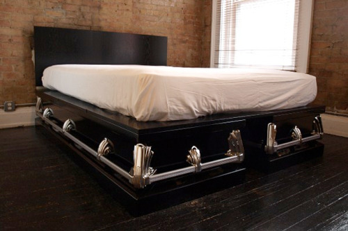 Future bed..just need a head stone and a pretty corpse