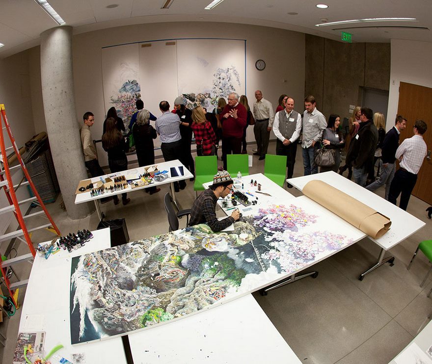   Japanese Artist Unveils Massive Drawing, Which Took Him 3.5 Years to Complete 