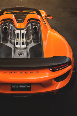 themanliness:  Orange 918 Spyder | Source