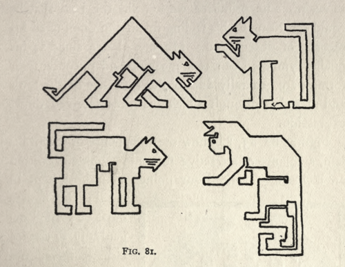 nemfrog:Draw a cat using only straight lines. Design in theory and practice. 1910.Internet Archive
