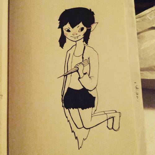 Inktober 2016 | Day 6 Vampire Hunter Marceline #inktober #inktober2go #inktober2016 #instartist #artistsontumblr