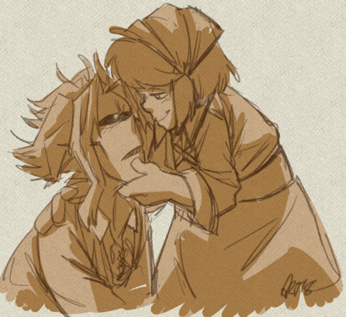 deggeyartblog: If I stop posting Toshinko assume I am deadFantasy AU is cuuuuute