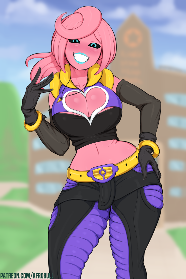 afrobull:  Commission for D-Gene95 of their majin OC Sazime AburaPatreon