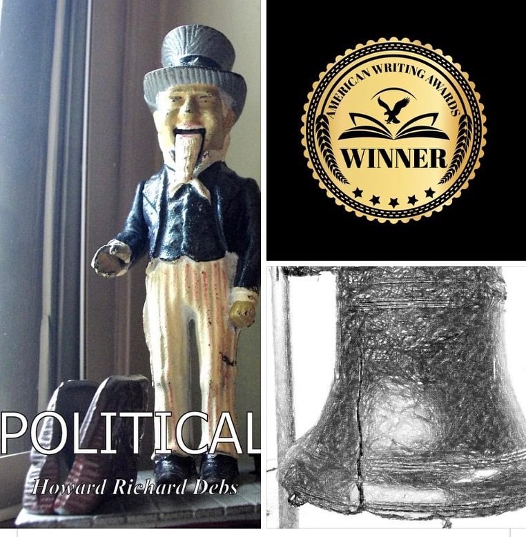 Just announced, my work Political is the 2021 American Writing Awards winner in poetry. Congratulations to all the recipients. howarddebs.com/political/ https://www.instagram.com/p/CWyIQpkrUrU/?utm_medium=tumblr
