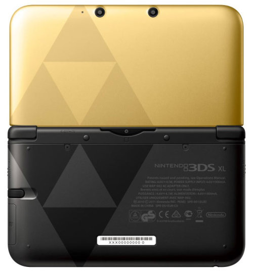 tinycartridge:  Gold, limited edition The Legend of Zelda: A Link Between Worlds 3DS XL bundle releasing in Europe next month ⊟ This releases on November 22 for £199.99 (跟), and comes with a downloadable copy of the game. Retail copies of the