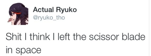 makaiwars:  This was overdue- Part 4 of tweets from the parody Ryuko twitter! +1 from a really great parody SenketsuPart 3