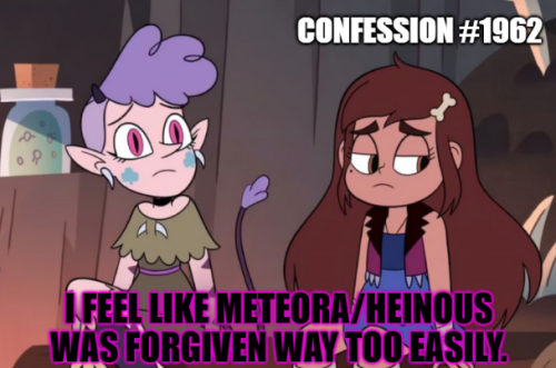“I feel like Meteora/Heinous was forgiven way TOO easily. I hate when shows will turn avail and back