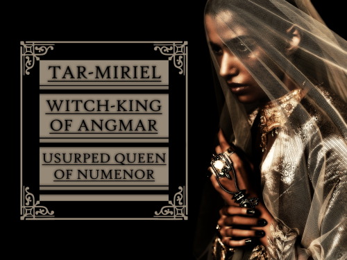 lyndeth-halfelven: Tar-Miriel as the Witch-King of Angmar for @arwenindomiel‘s Tolkien South Asian W