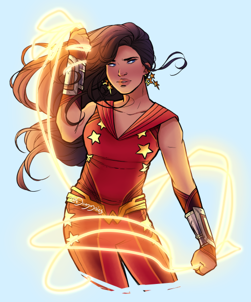 2/3 Titans Ladies This is the first time I’ve ever drawn Donna Troy (or at least, a fully comp