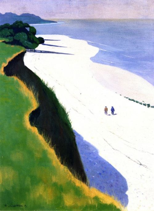 artemisdreaming:The White Beach, 1913, Private Collection  Felix Vallotton See archive for