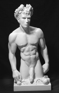 Themalenudityinart:  Priapus, Greek God Of Fertility. Male Nude Figurative Sculpture.