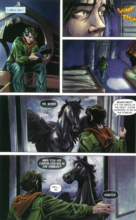 fragileicicle:Percy Jackson: The Titan’s Curse official graphic novel (October 2013)You know what’s 