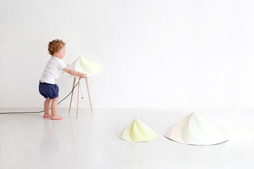 The playful collection of Chantilly Lamps, designed by Constance Guisset for French furniture compan