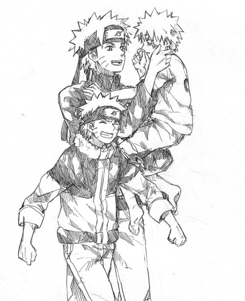 make-a-guess:  【NARUTO】pencil feel 2 | waraable [pixiv]  Posted with permission.All the credit goes to wonderful artist/author, not me. Thus, please do not edit/repost this article without permission.