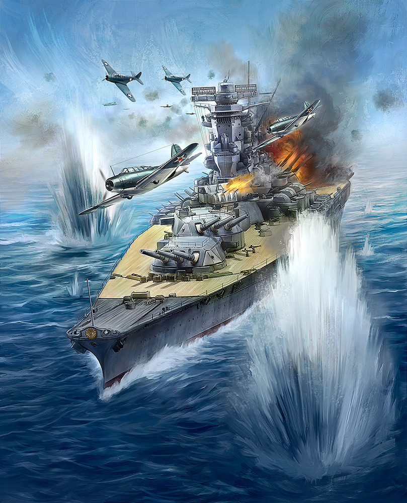 寺西 晃 イラストレーション 書籍カバーイラスト 新生最強戦艦 大和 １ 超弩級艦 進撃 林譲治著 電波社