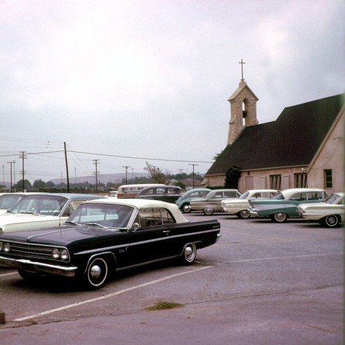  Church parking… circa 1965 