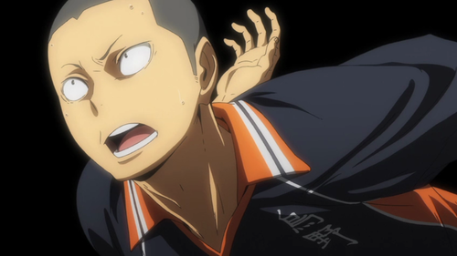 I love how when Kageyama did that dump shot, everyone's just like: